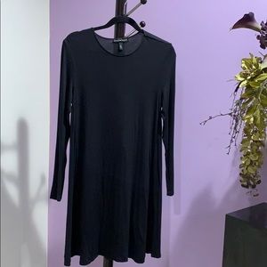 Derek heart black comfy long sleeve dress Sz L